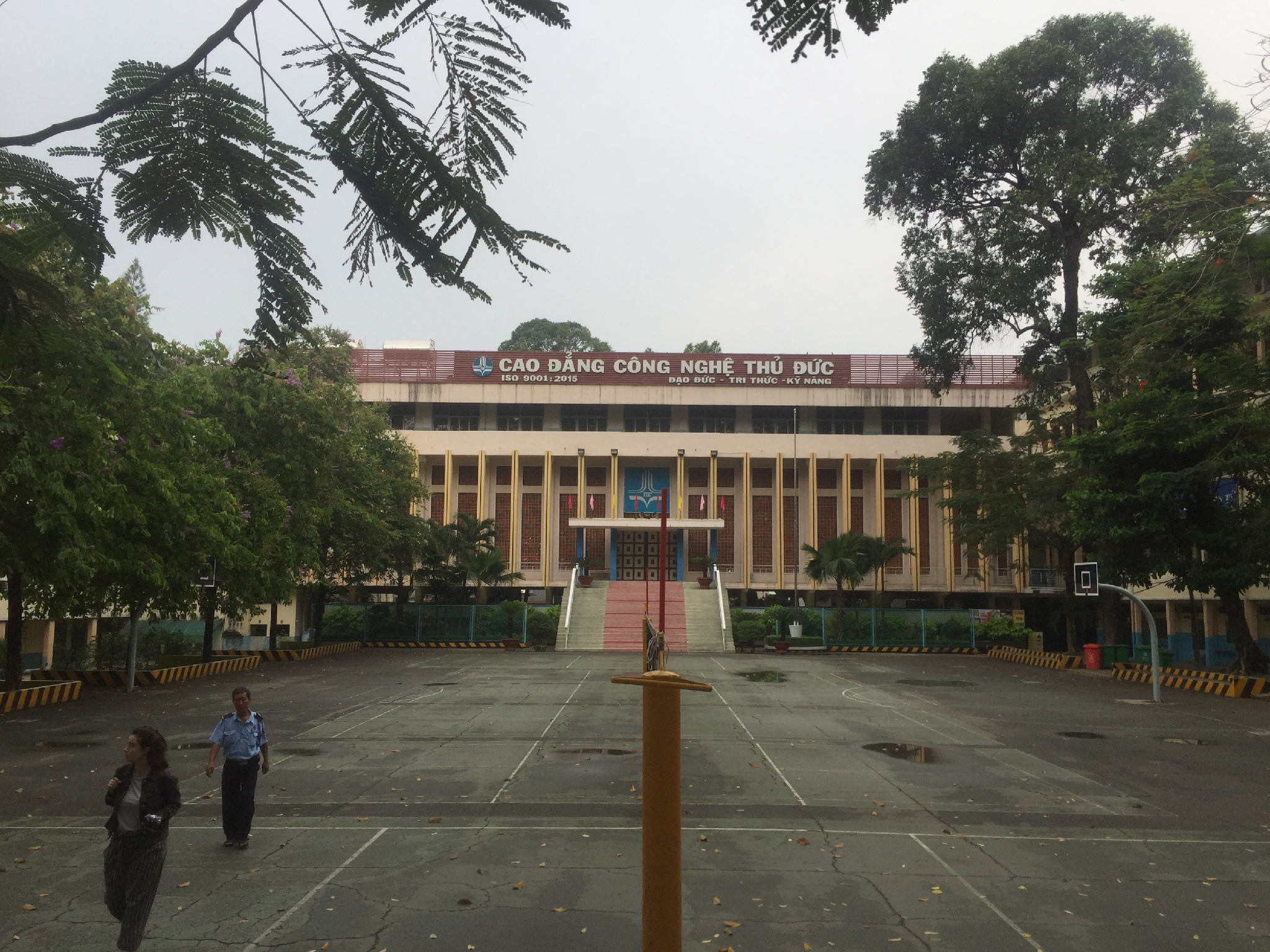 Thủ Đức College of Technology — Vietnamese modernist architecture. Created by Pham Phu Vinh.
