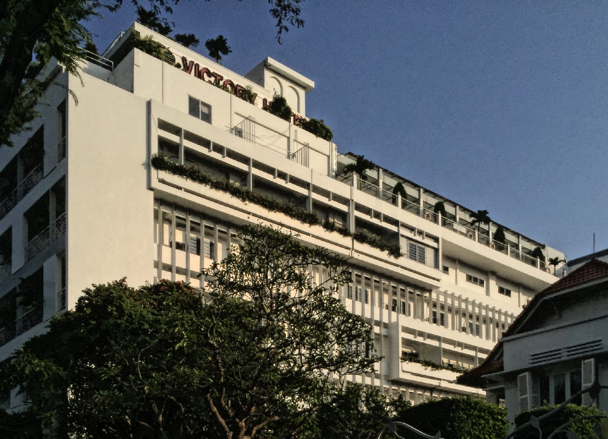 Victory Hotel — Vietnamese modernist architecture. Created by Pham Phu Vinh.