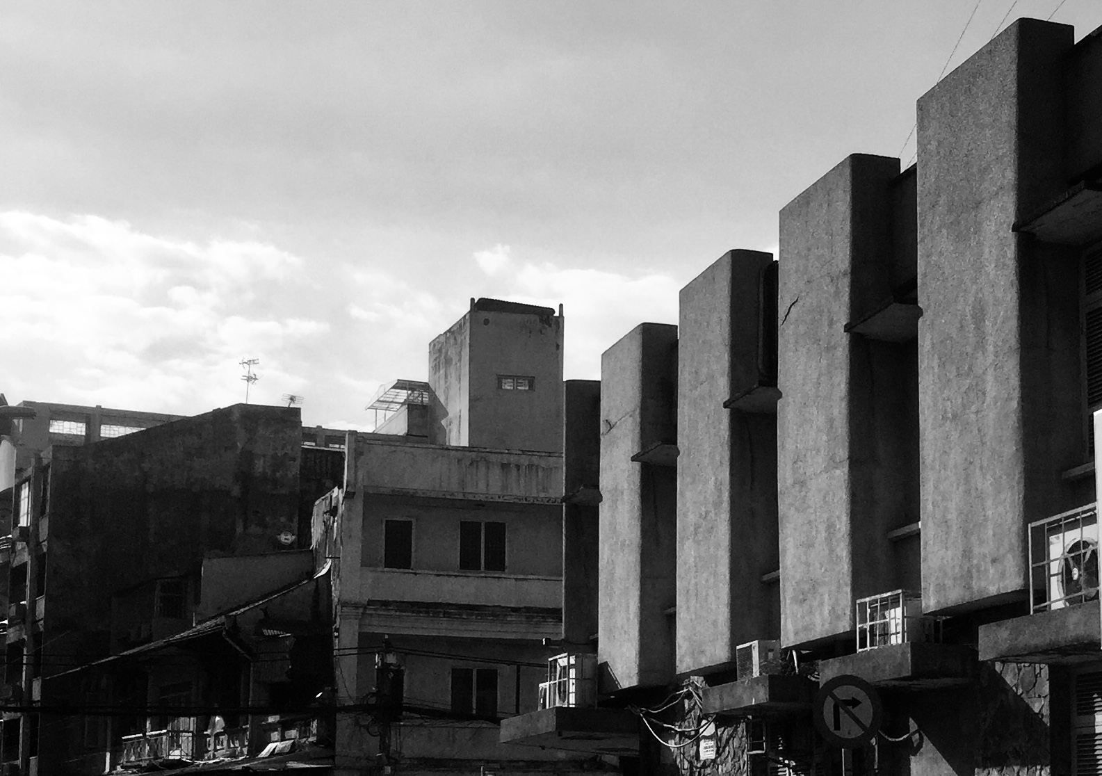 Vietnam Post — Vietnamese modernist architecture. Created by Pham Phu Vinh.