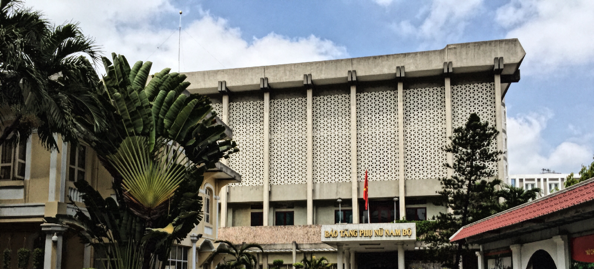 Museum of Southern Vietnamese Women — Vietnamese modernist architecture. Created by Pham Phu Vinh.