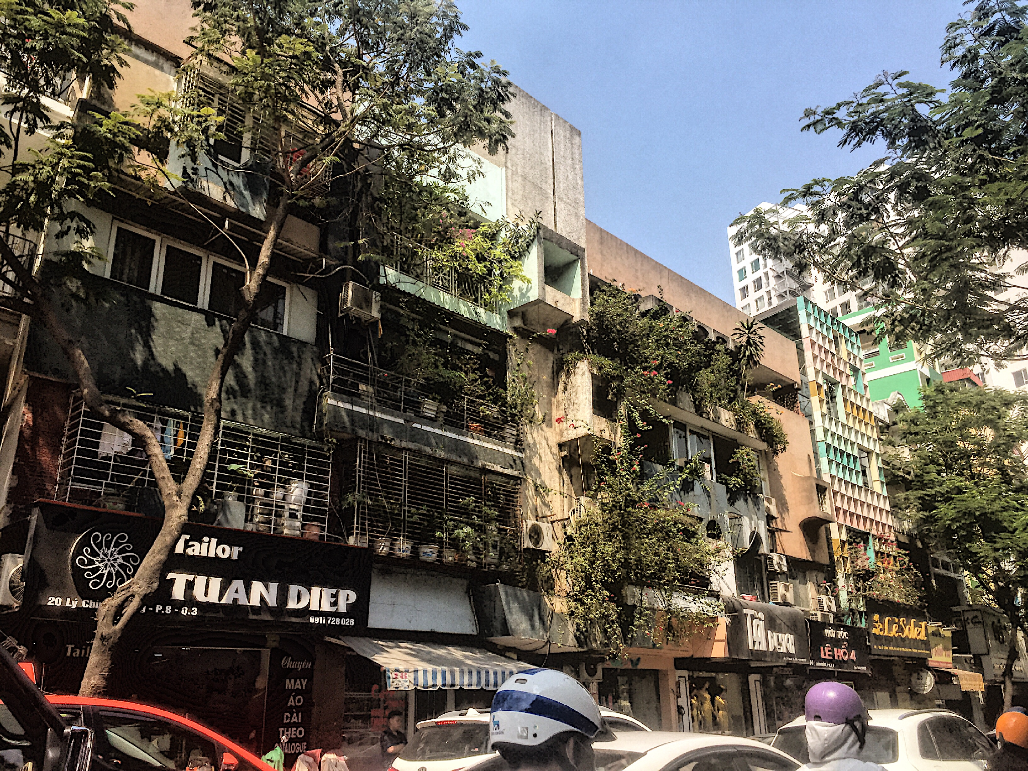 14-22 Lý Chính Thắng — Vietnamese modernist architecture. Created by Pham Phu Vinh.