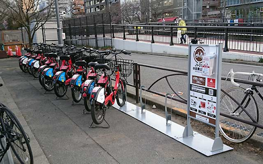 J1-37.中目黒公園(ドコモ・バイクシェア,目黒区自転車シェア